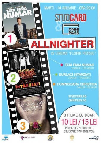 AllNighter la Cinema Florin Piersic