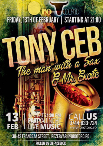 The Man with a Sax - Tony Ceb