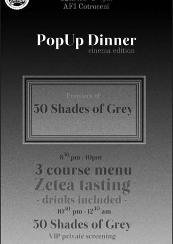 PopUp Dinner Cinema Edition - 50 Shades of Grey