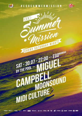 Ego Summer Mission - Miguel Campbell, MoonSound, Midi Culture