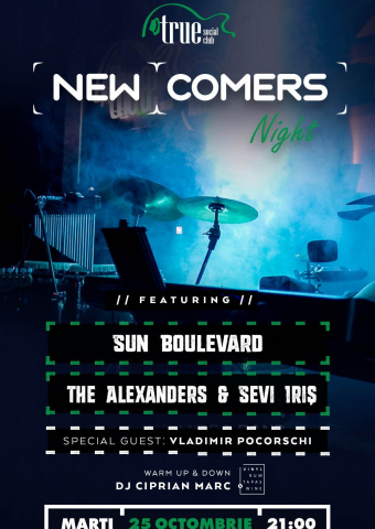 New comers night - Sun Boulevard, The Alexanders