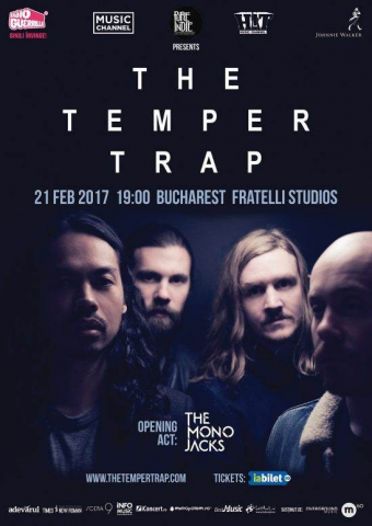 The Temper Trap - Opening act: The Mono Jacks