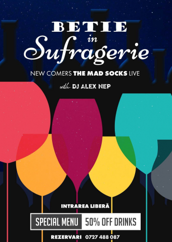 Betie in Sufragerie - The Mad Socks live