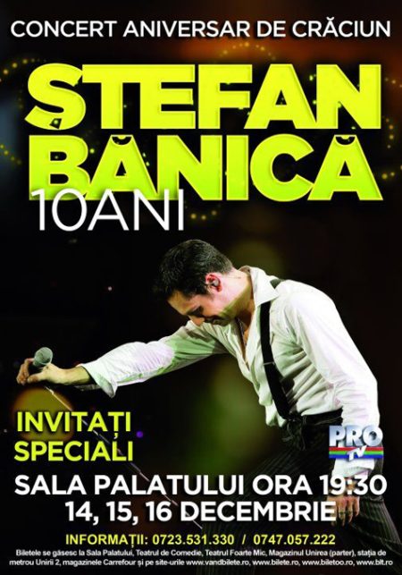 stefan banica 10 ani sala palatului