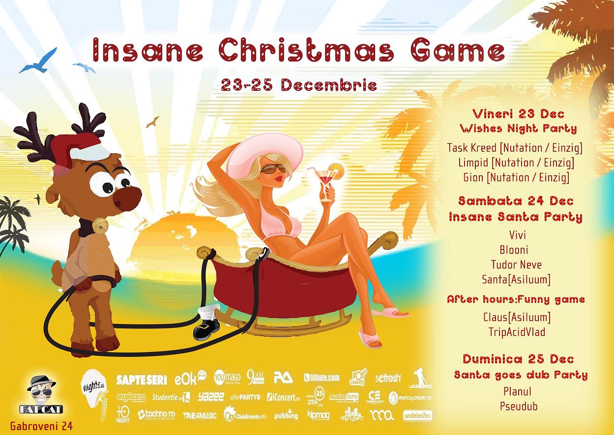 fat cat insane christmas party 3 zile