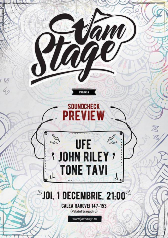 JamStage Soundcheck & Preview Party, UFe, John Riley, Tone Tavi