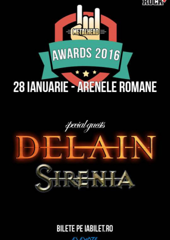 Metalhead Awards 2016 - Delain, Sirenia, Bucovina