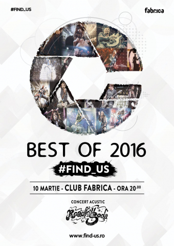 Expozitie de fotografie de concert #Find_Us – Best of 2016