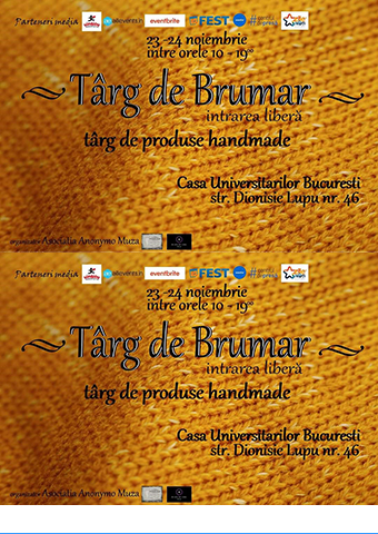 Targ de produse handmade de Brumar