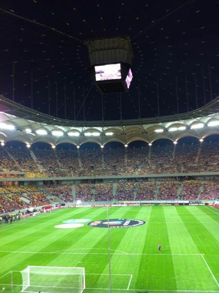 Meciul Romania - Franta pe National Arena