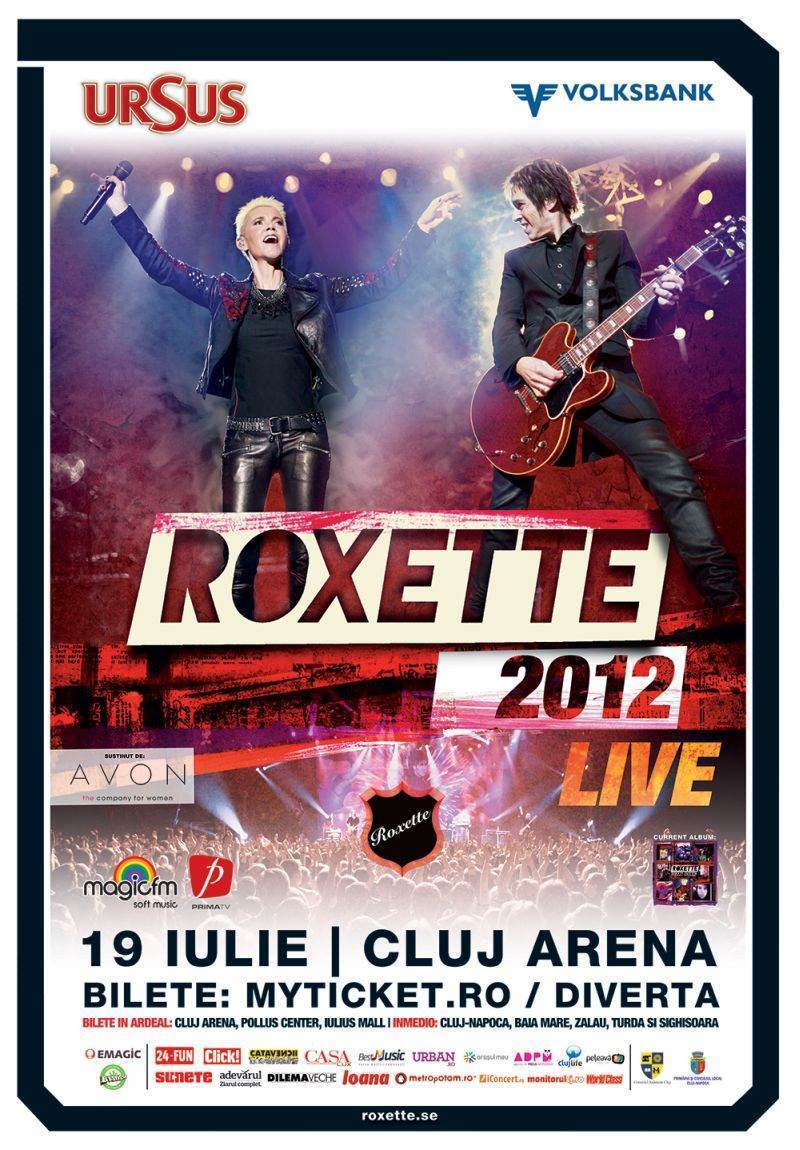 roxette concert cluj napoca 2012 19 iulie cluj arena