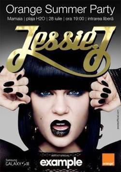 Jessie J Orange Summer Party Mamaia concert plaja H2O