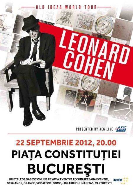 leonard cohen piata constitutiei concert bucuresti septembrie 2012